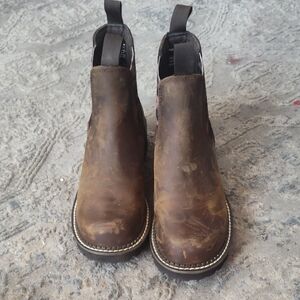 Womens Brown Leather Boots